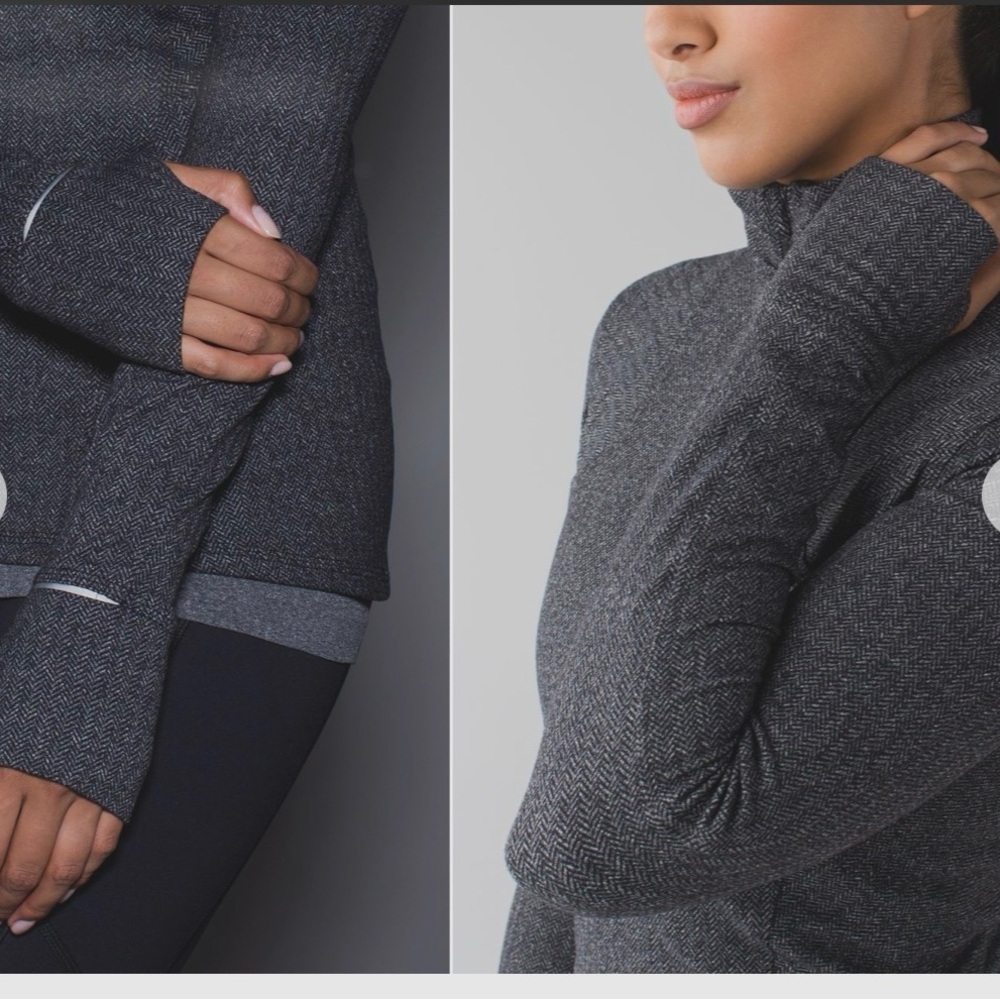 Lululemon Athletica Gray 1/2 Zip Top - Picture 5 of 9